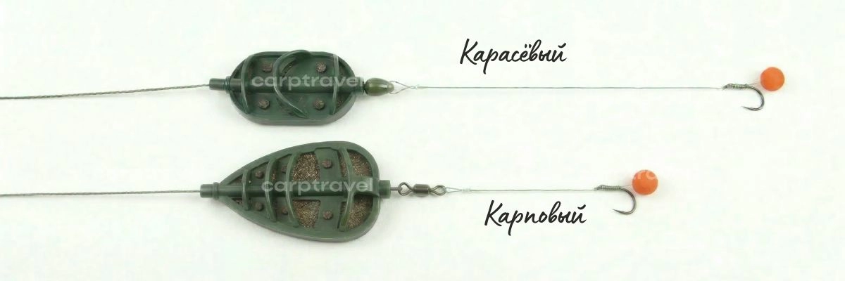 Поводки: на карпа - на карася