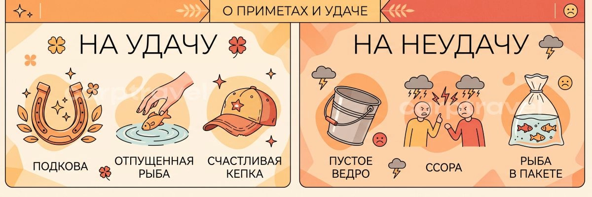 Какие приметы на рыбалку считаются добрыми, а какие сулят пустой садок