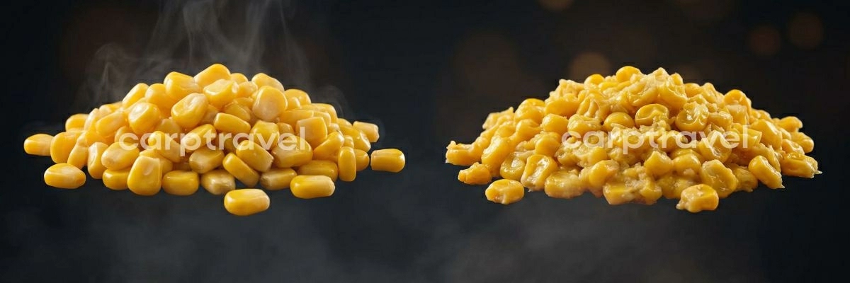 Правильно сваренная кукуруза vs Переваренная Правильно сваренная кукуруза vs Переваренная