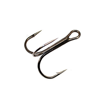 Крючок тройной KOI Round Treble Size 8 Black Nickel 10шт