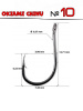Крючки Catcher OKIAMI CHINU Size 10 Черный никель 11